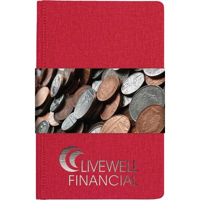 Heathered Journal w/Full Color Graphic Wrap (5"x8")