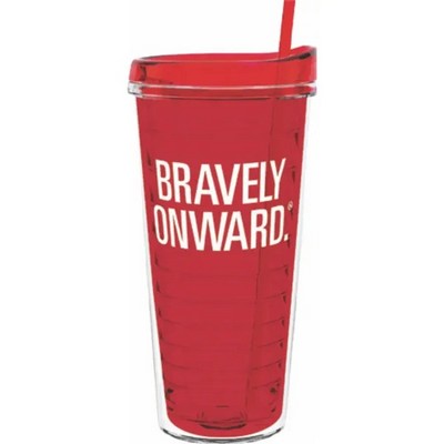 22 Oz. Tritan™ Double Wall Tumbler w/Straw Lid