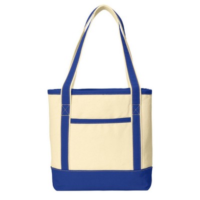 Port Authority® Medium Cotton Canvas Tote.